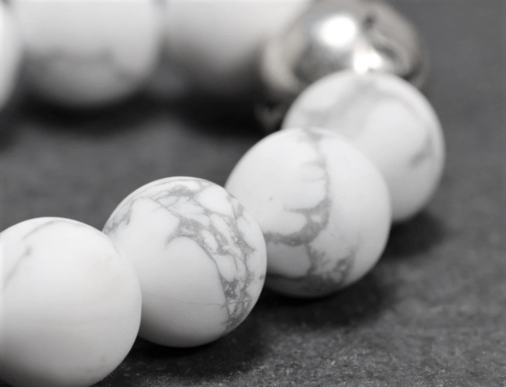 4 Bead Howlite Bracelet