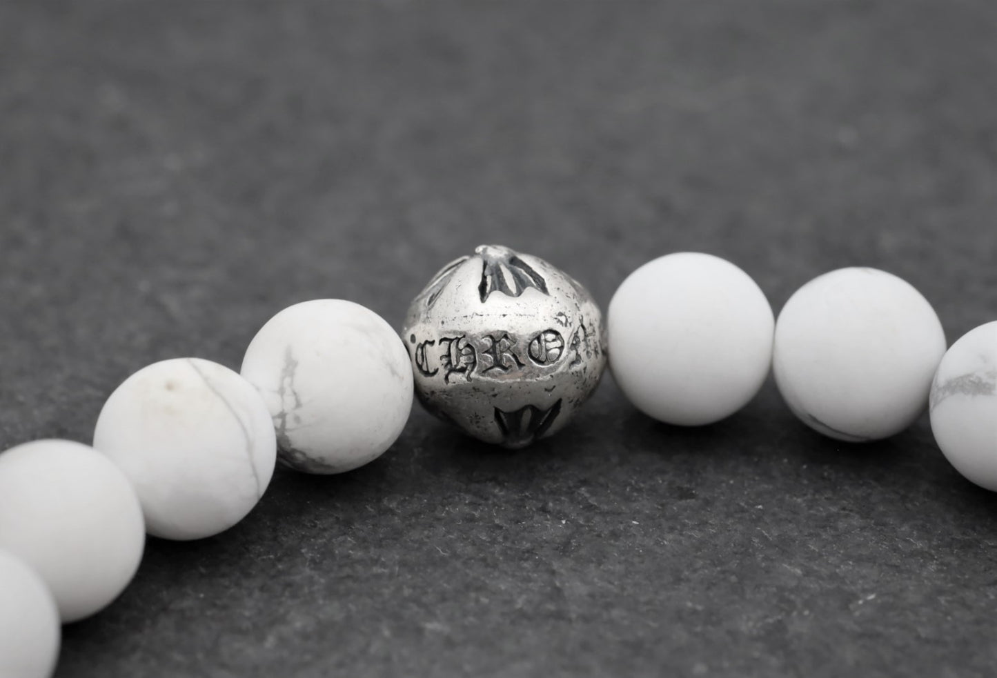 2 Bead Howlite Bracelet