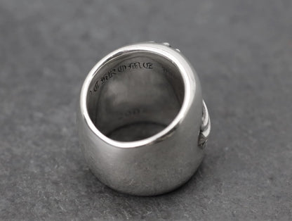 Oval Cross Ring