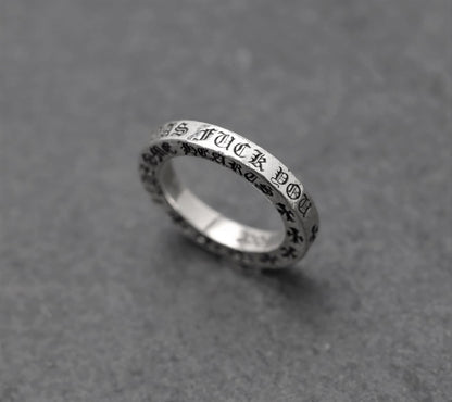 3mm Las Vegas Fuck You Spacer Ring