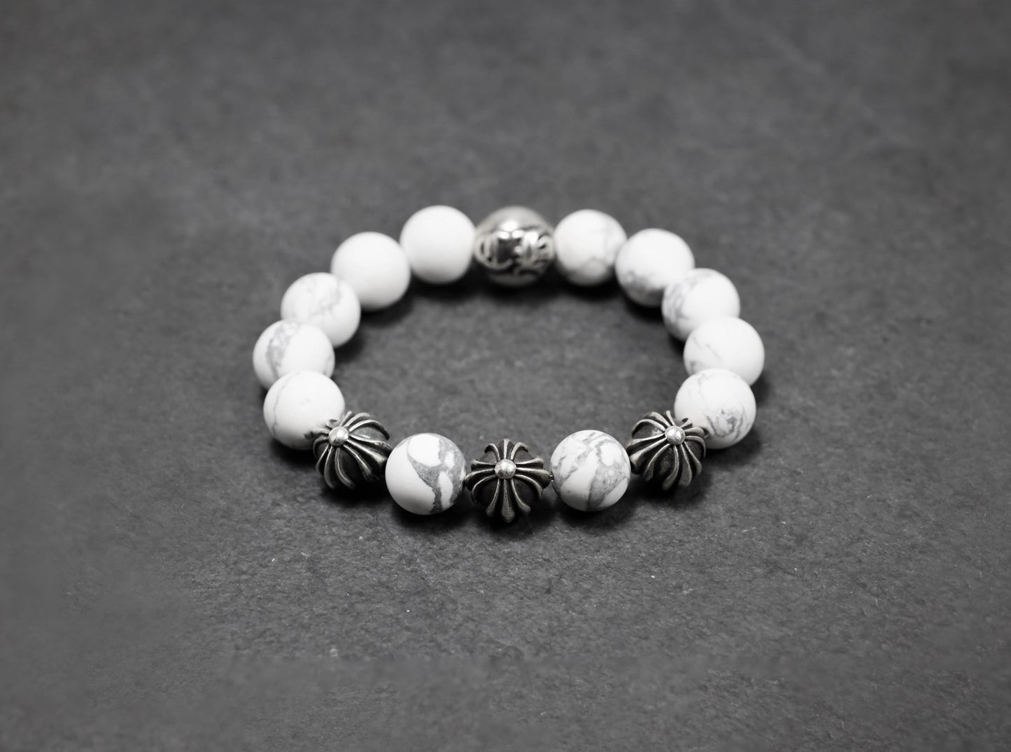 4 Bead Howlite Bracelet