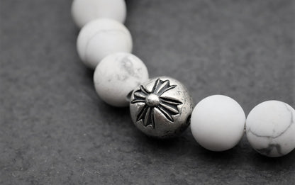 2 Bead Howlite Bracelet
