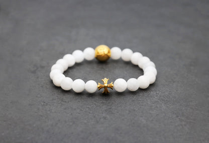 22k 2 Bead Bracelet