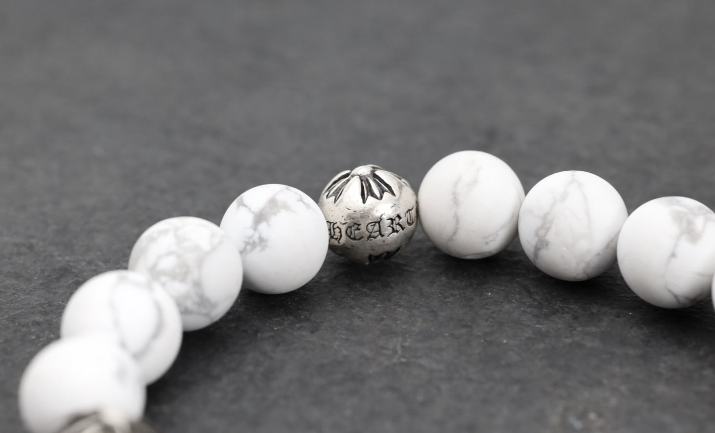 9 Bead Howlite Bracelet