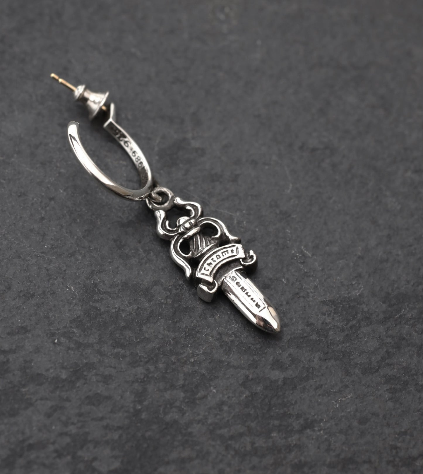 Dagger Hoop Earring