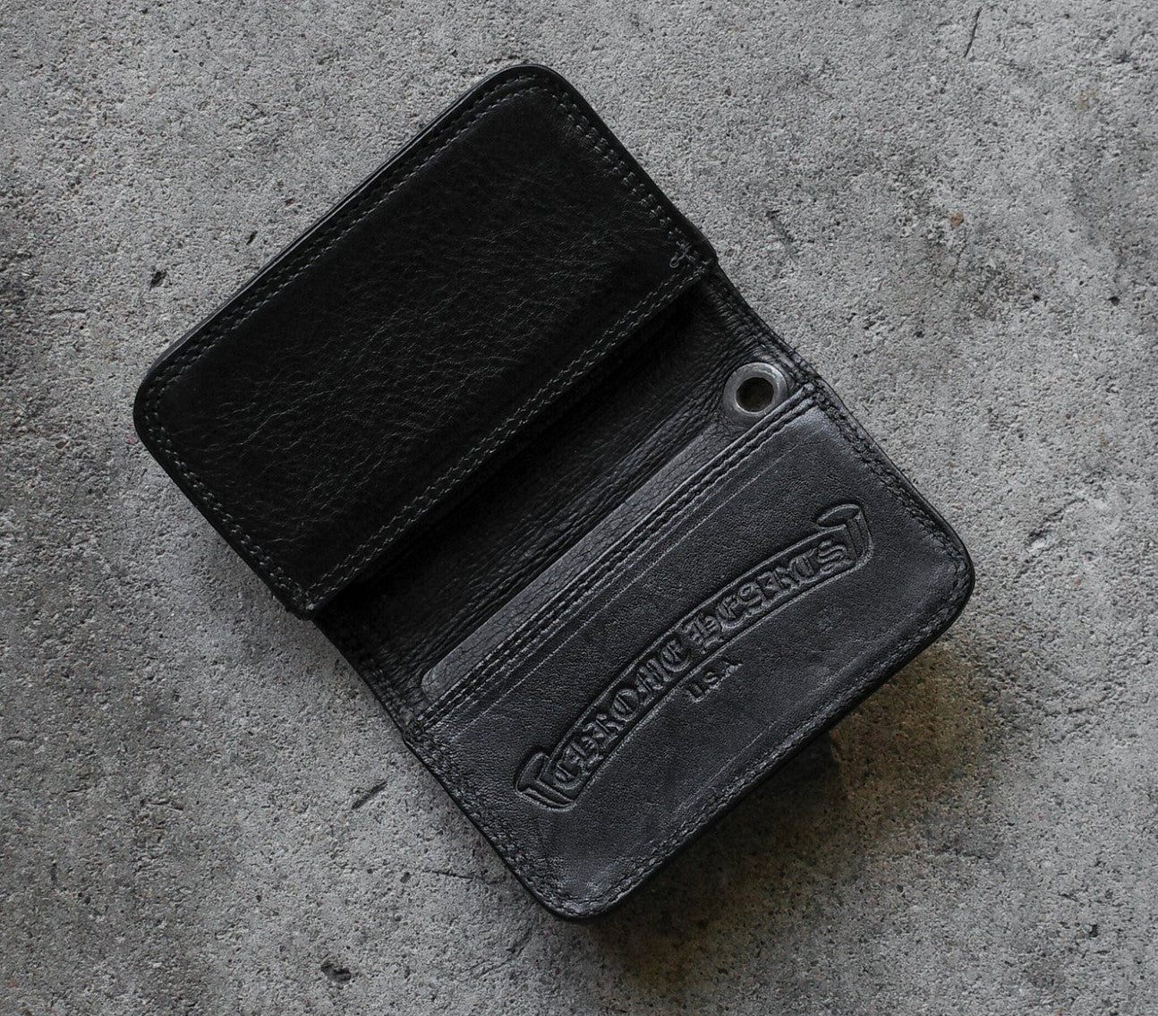 Chrome Hearts Leather Wallet
